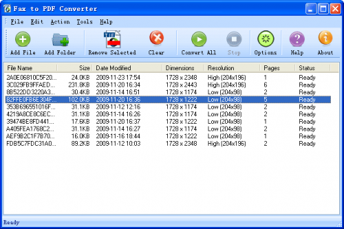 Fax to PDF Converter